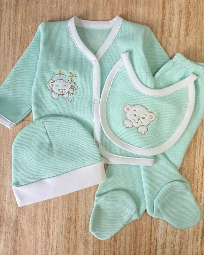 Pijama Enteriza - Franela pie cerrado para noches frescas - Baby Angelitos