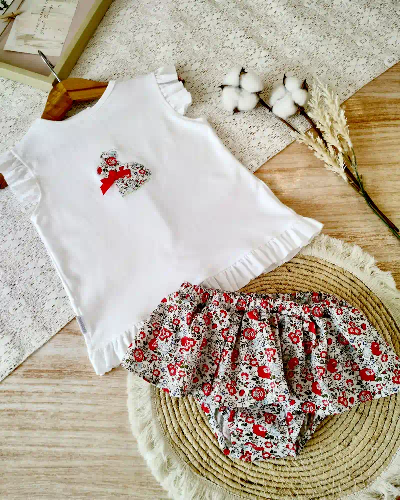 Conjunto Alma - Bordados con lazo de seda para sesiones fotográficas - Creaciones Narvi
